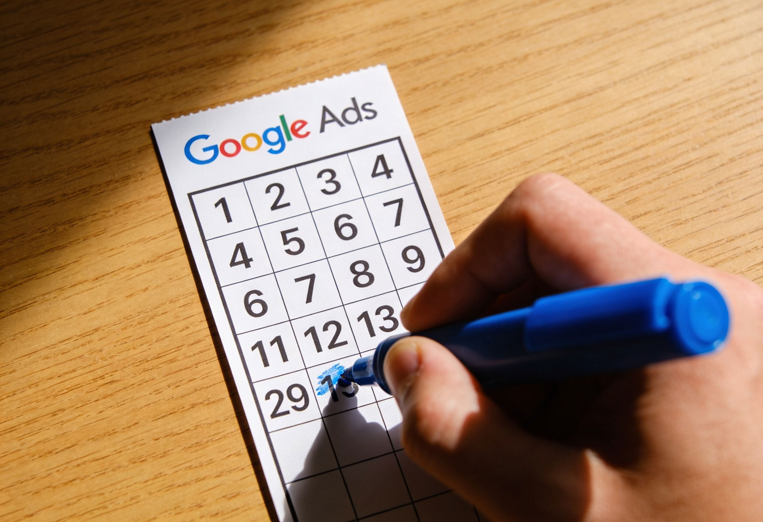 Google-Ads-Kampagnenoberfläche als Bild für Werbebudget-Entscheidungen